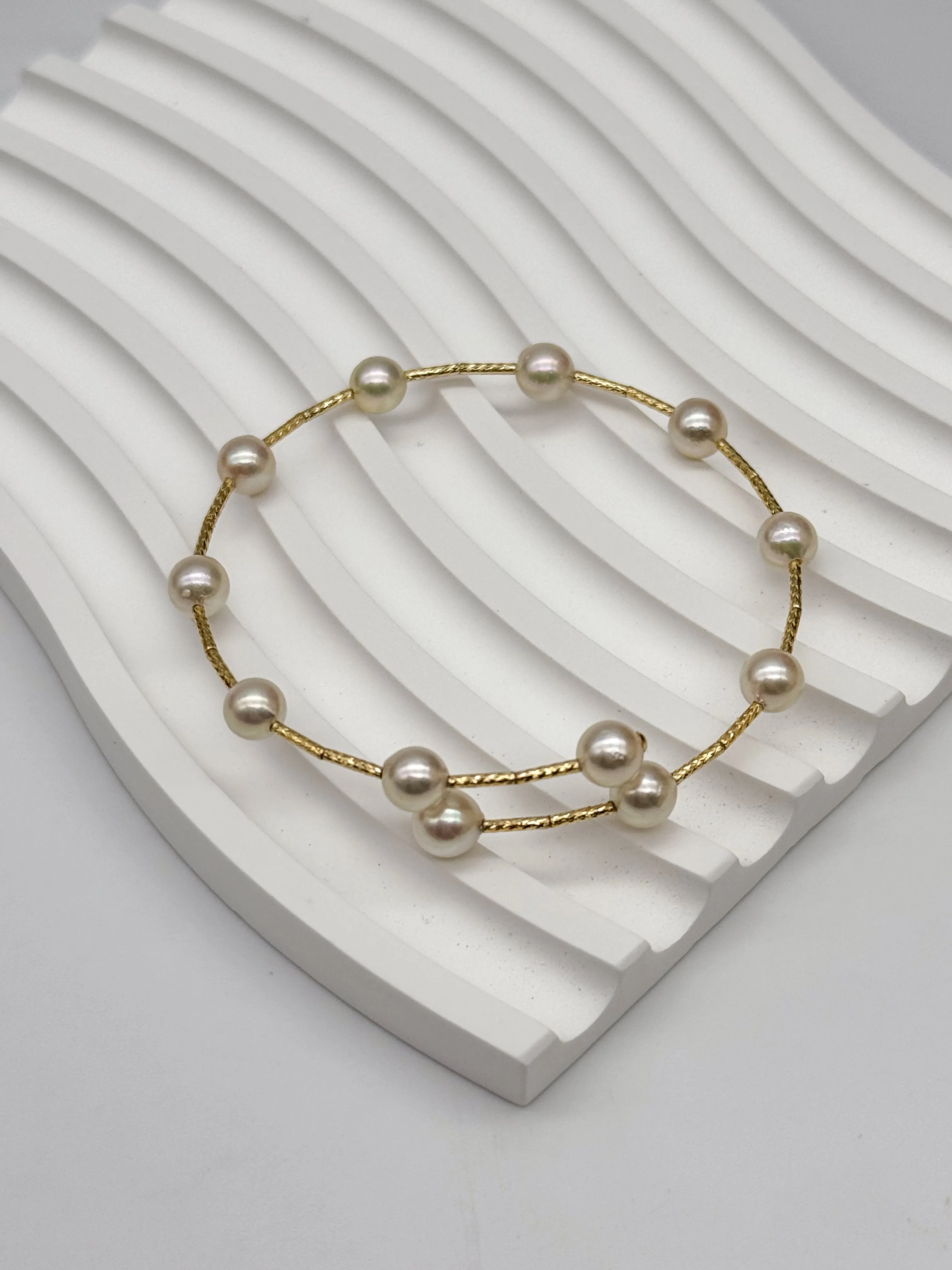 5.5-6mm Akoya Pearl Bangle