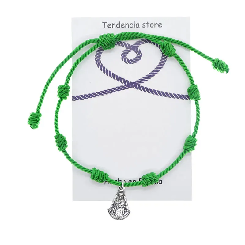 Adjustable 7-Knot Amulet Bracelet for Men and Women