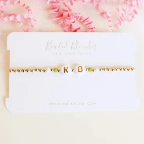 Beaded Blondes | Kappa Delta Color Sorority Bracelet