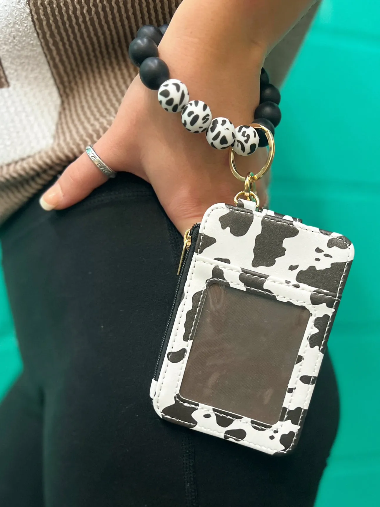 Bracelet Card Holder Wristlet Keychain - 8 Colors Available*