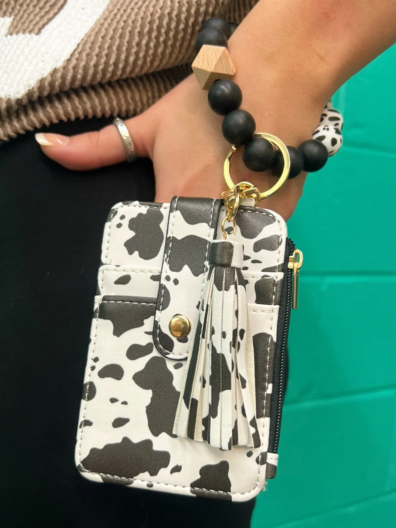 Bracelet Card Holder Wristlet Keychain - 8 Colors Available*