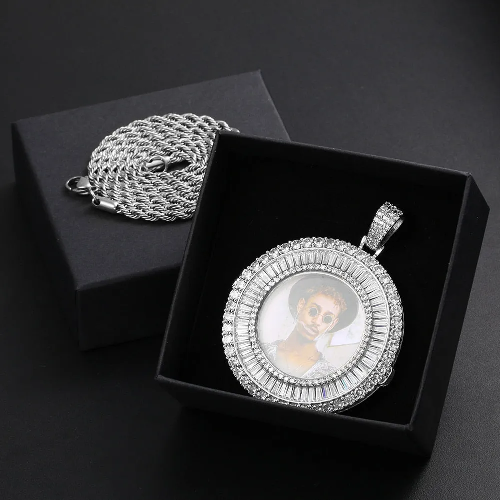 Custom Made Photo Medallions Pendant Necklace