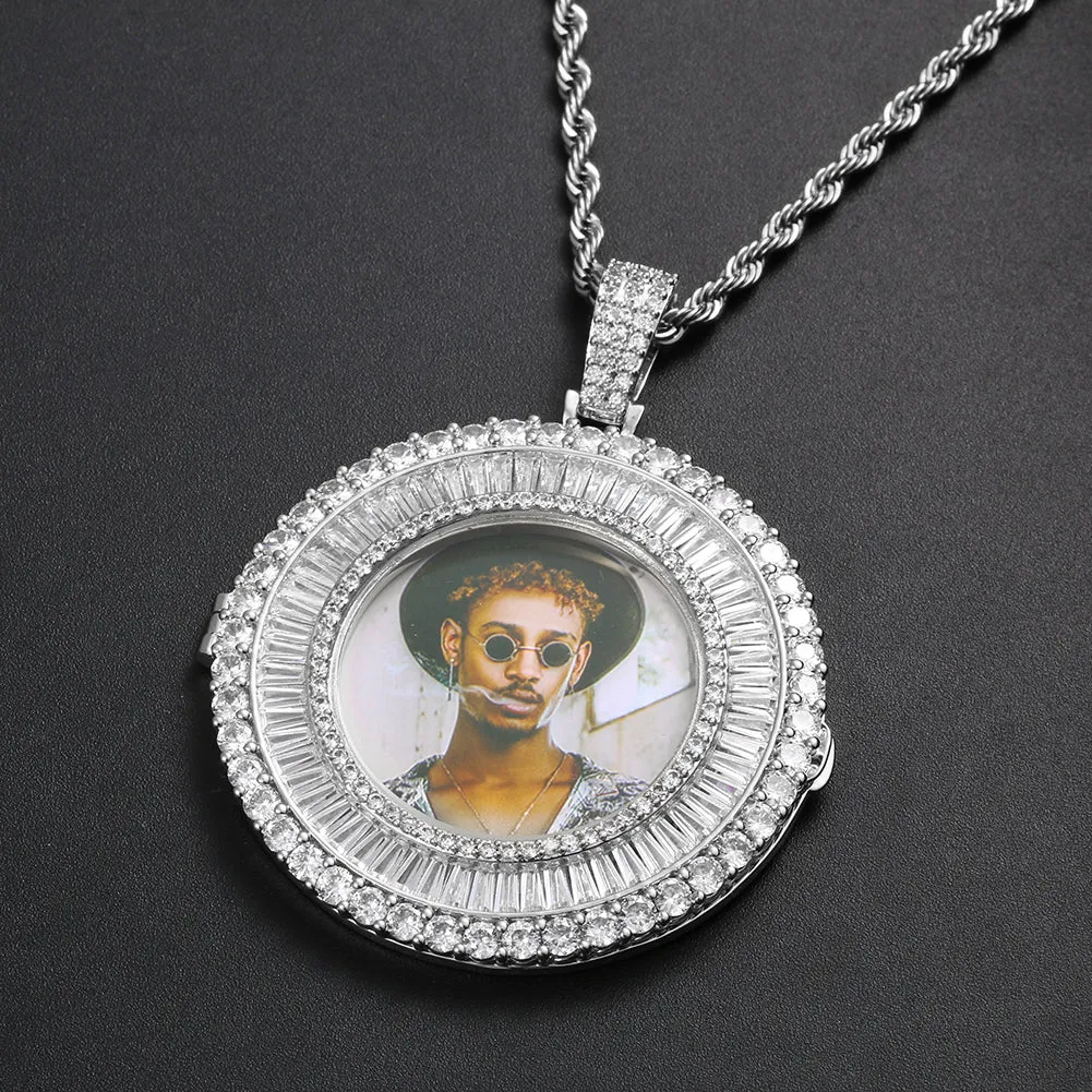 Custom Made Photo Medallions Pendant Necklace