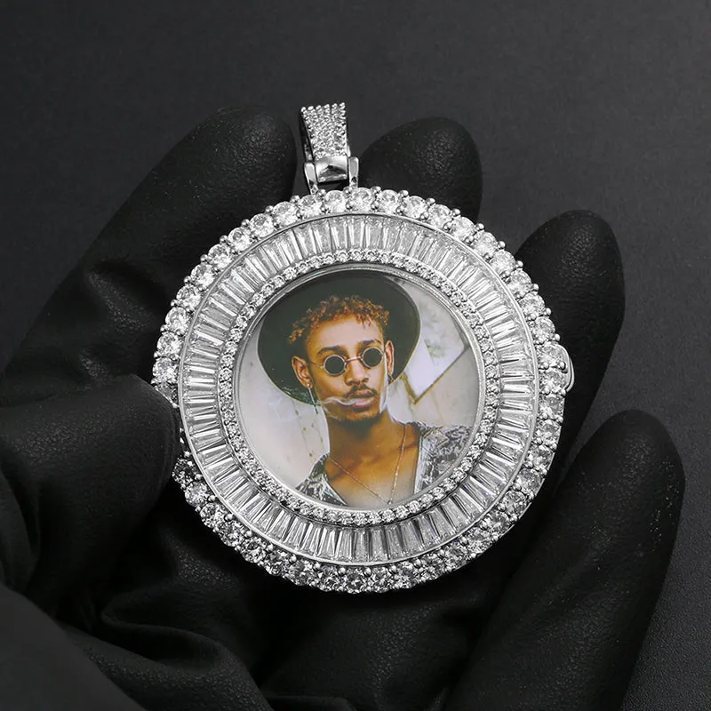 Custom Made Photo Medallions Pendant Necklace
