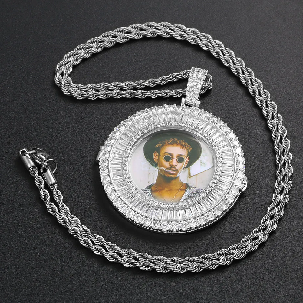 Custom Made Photo Medallions Pendant Necklace