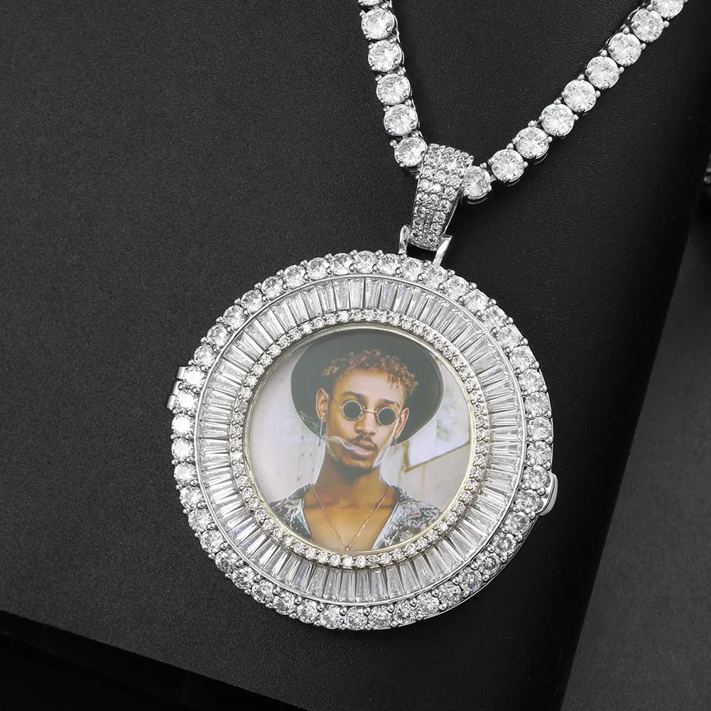 Custom Made Photo Medallions Pendant Necklace