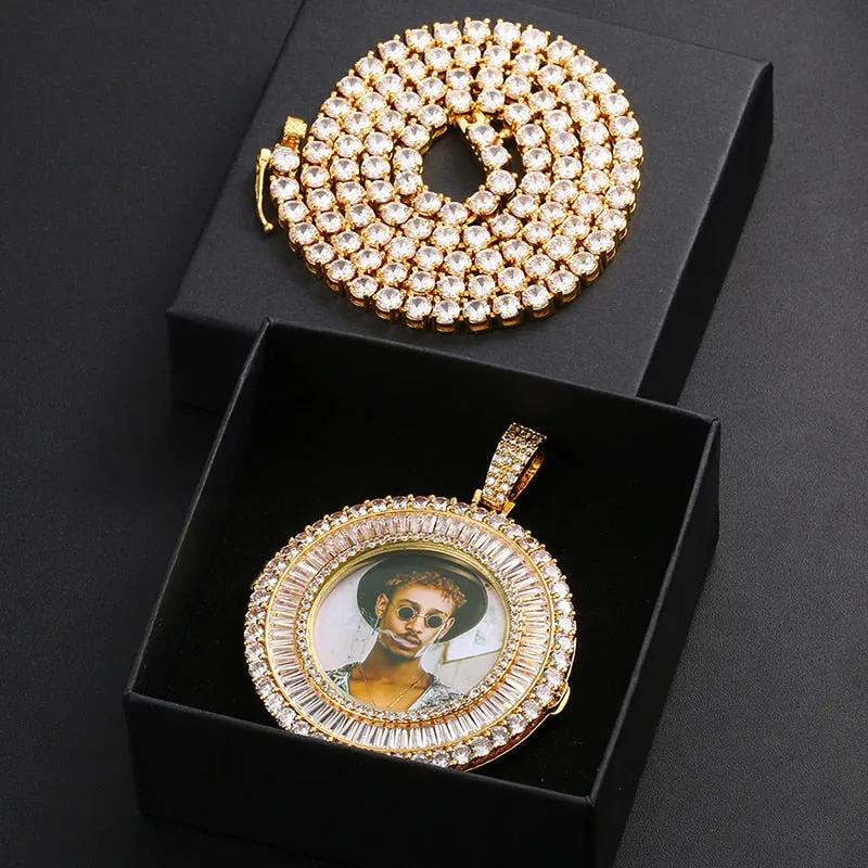 Custom Made Photo Medallions Pendant Necklace
