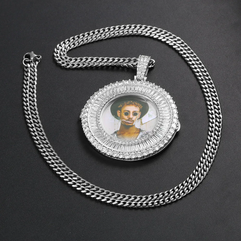 Custom Made Photo Medallions Pendant Necklace