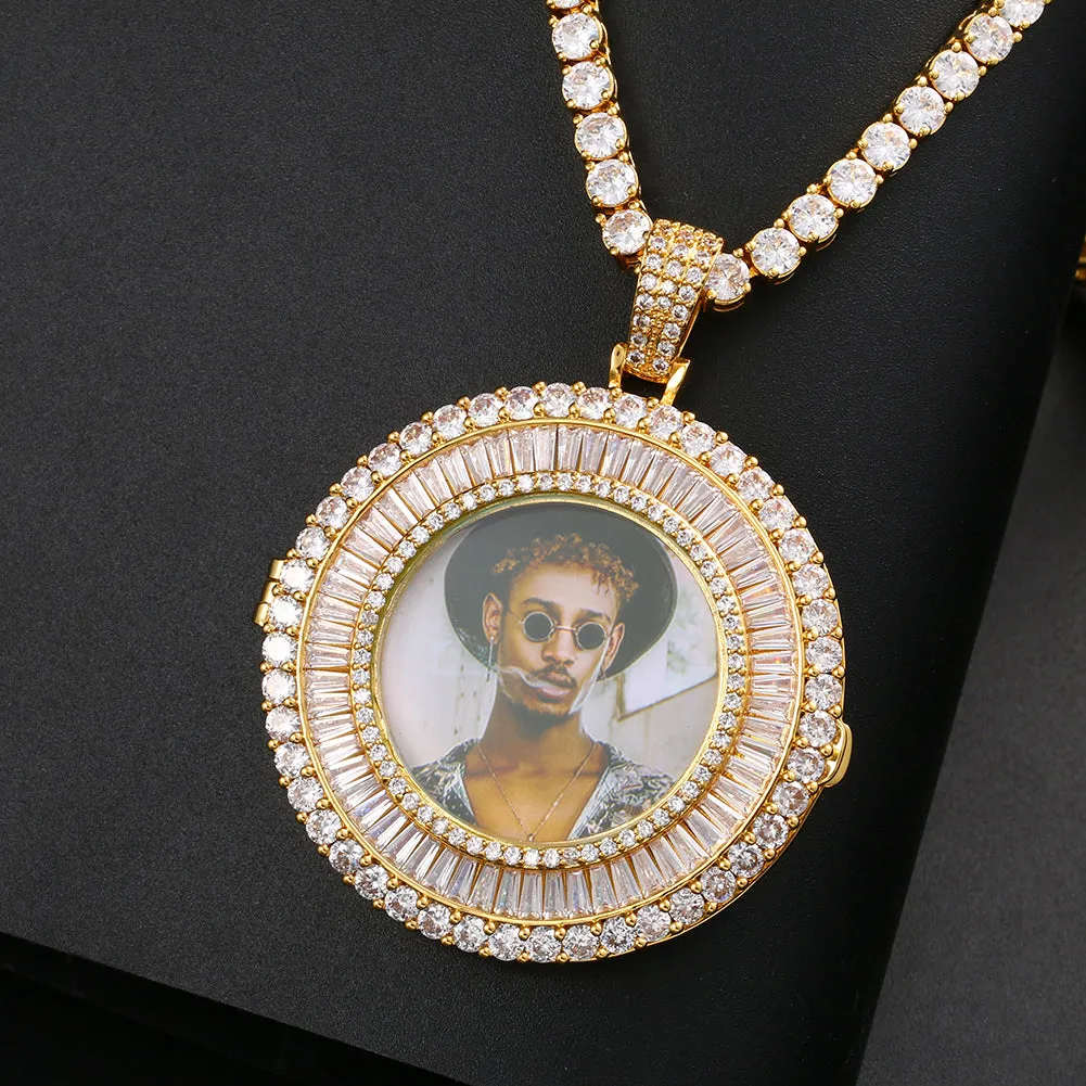 Custom Made Photo Medallions Pendant Necklace