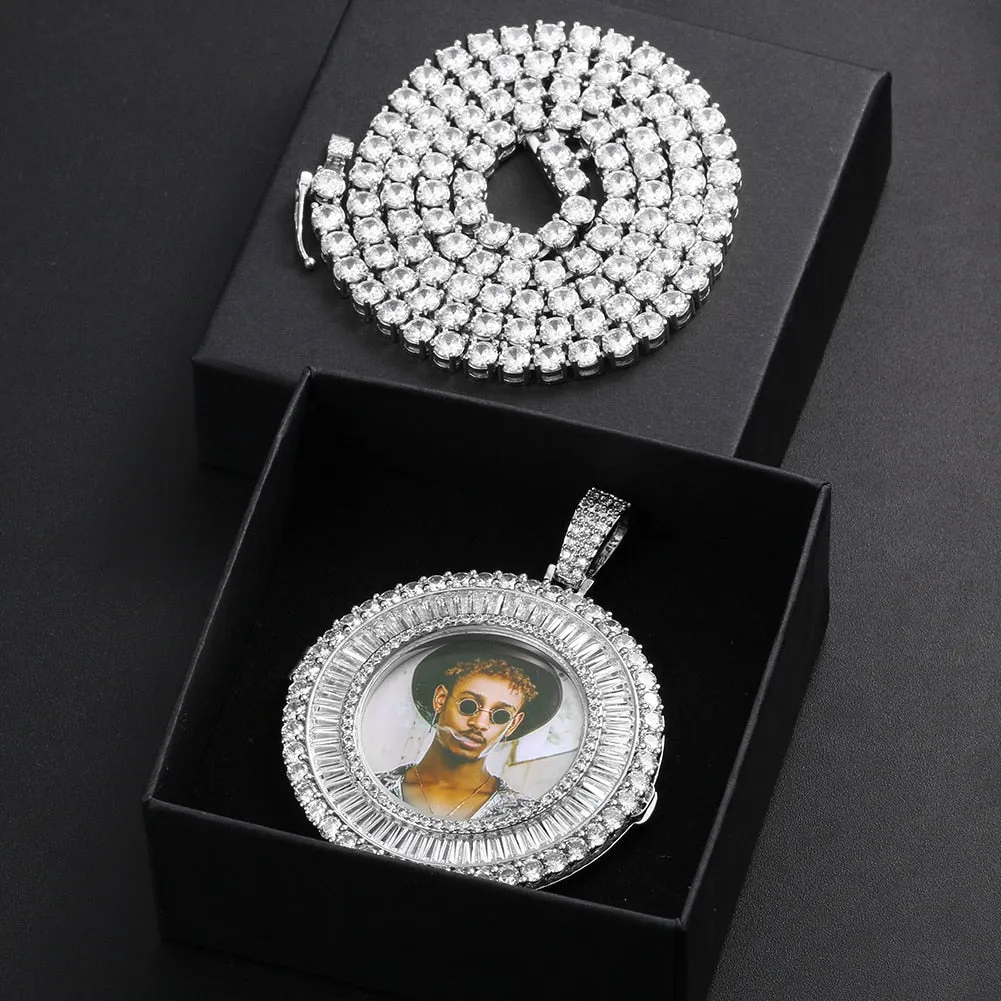 Custom Made Photo Medallions Pendant Necklace