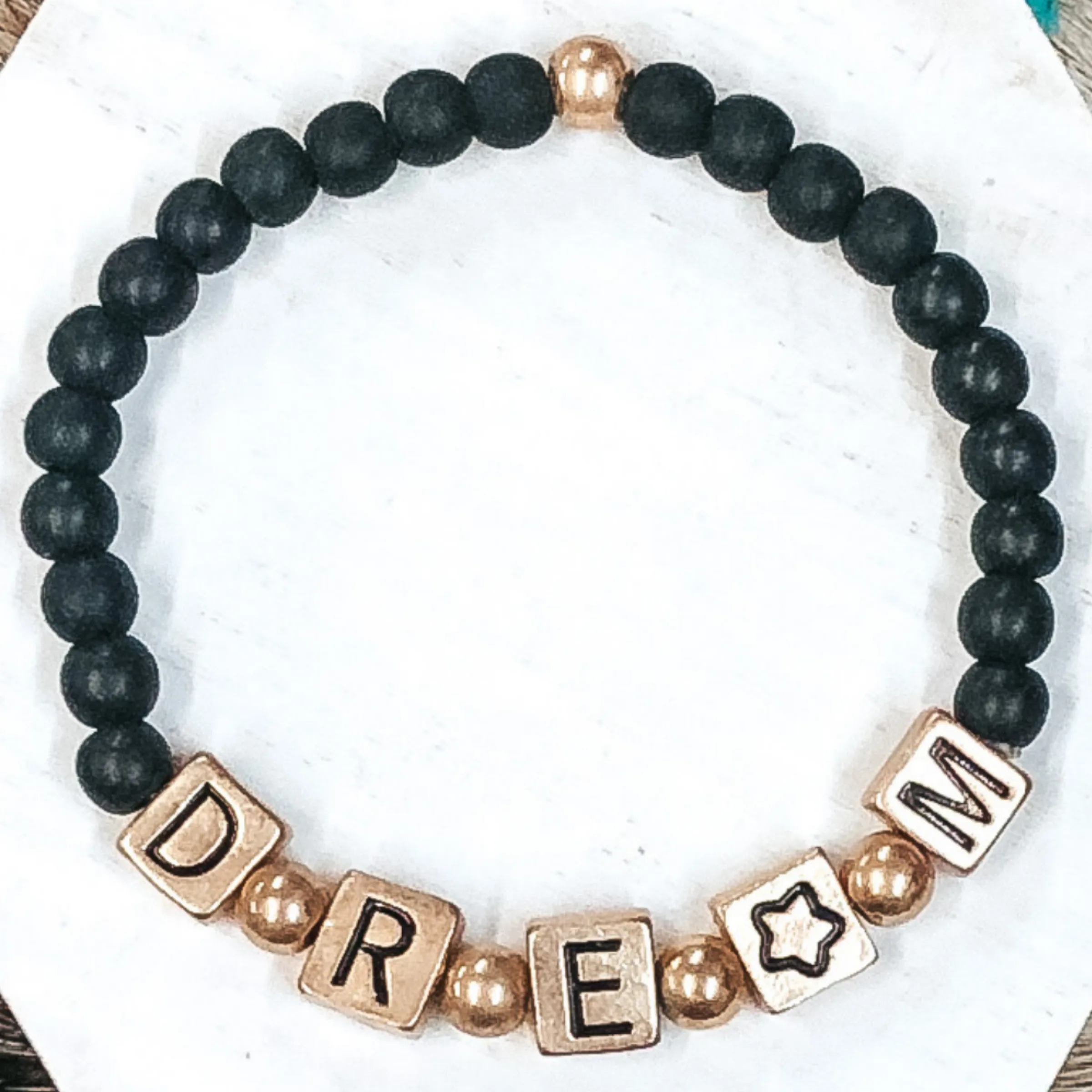 Dream On Bracelet in Black