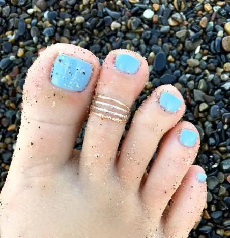 Four Strand Sterling & Gold Fill Toe Ring