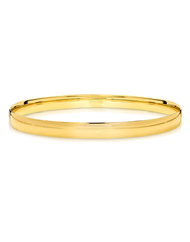 Gold Bangle - 10ct Yellow Gold Bangle - 784297