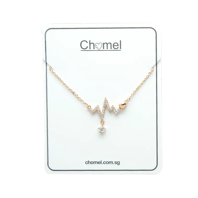 Heartbeat Cubic Zirconia Necklace