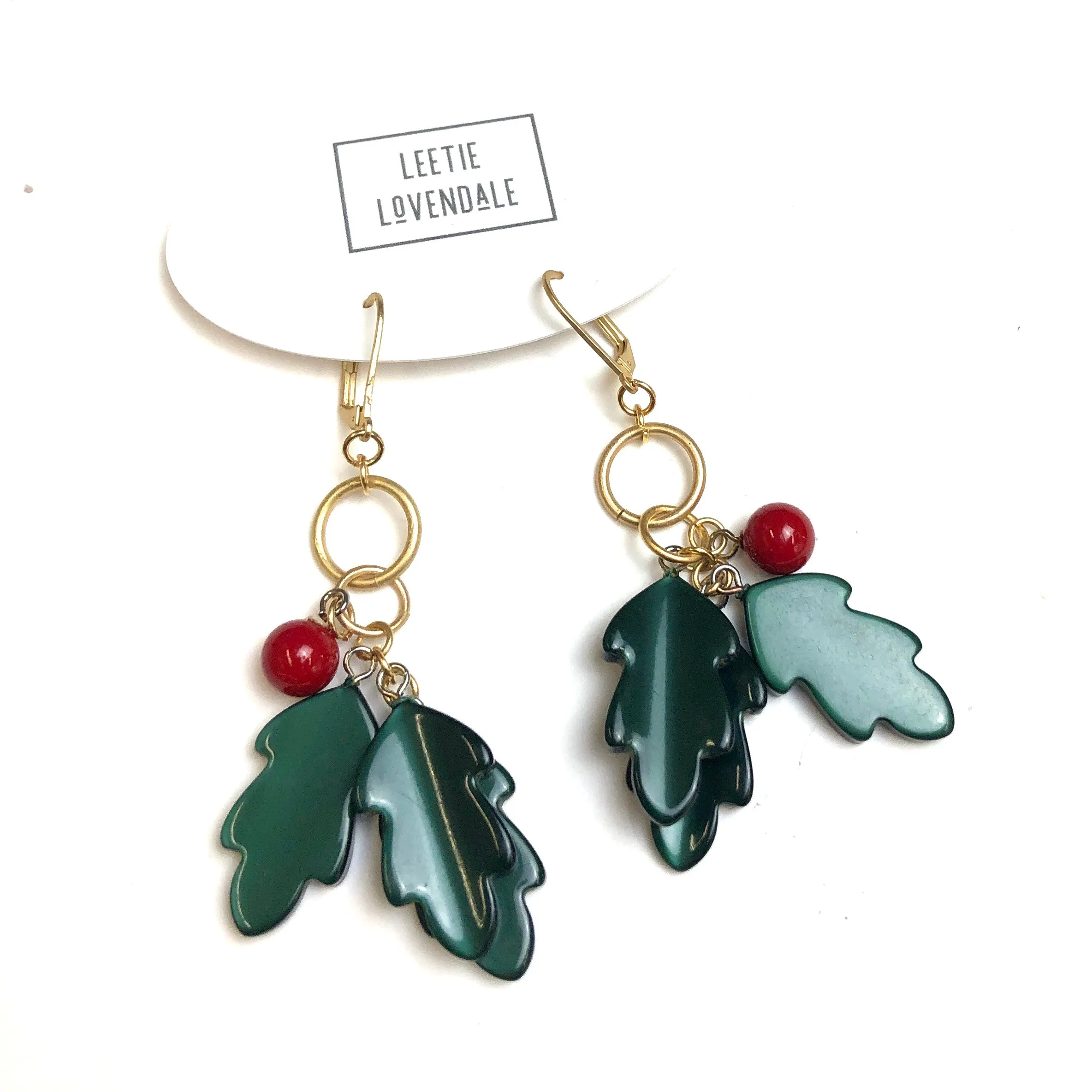 Holly Cluster Statement Earrings