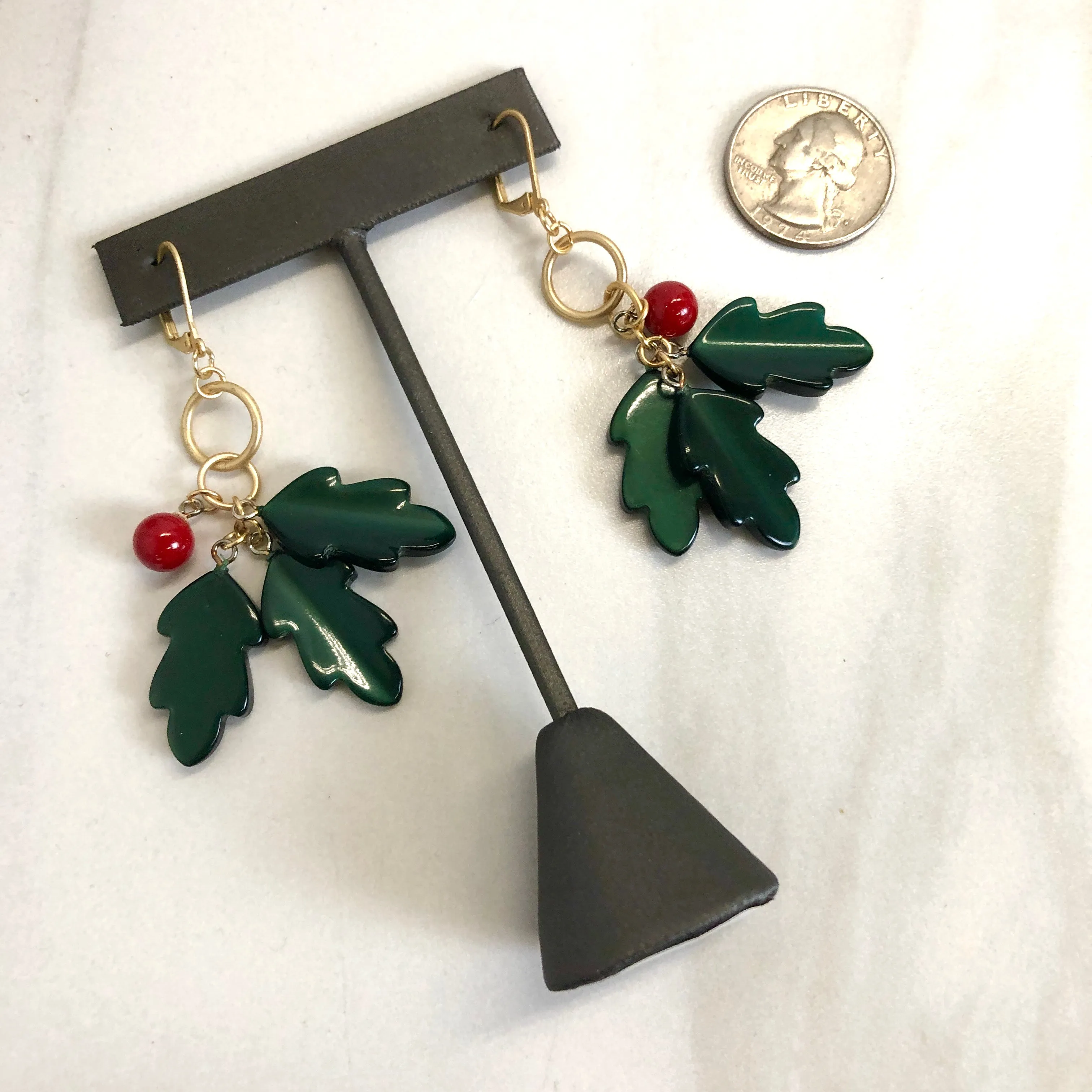 Holly Cluster Statement Earrings