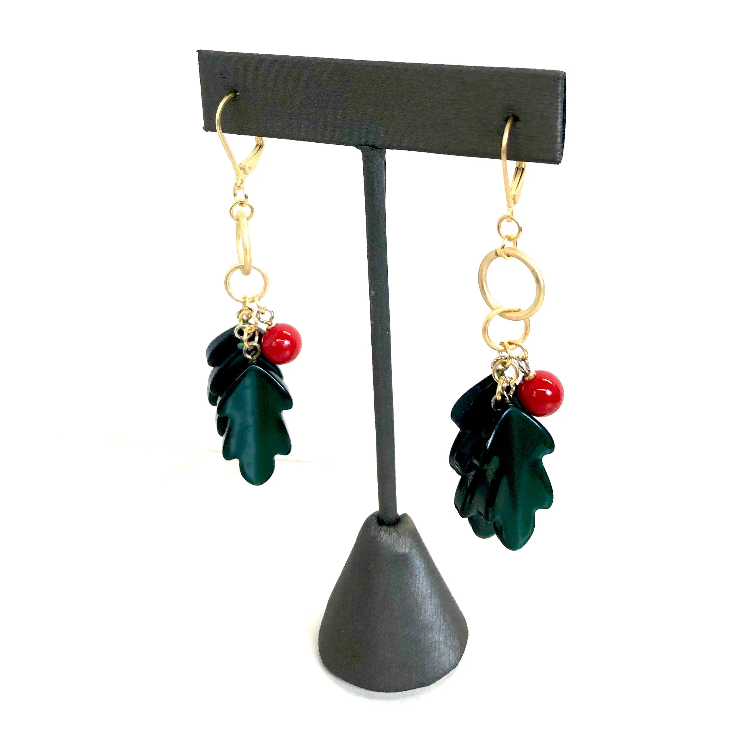 Holly Cluster Statement Earrings