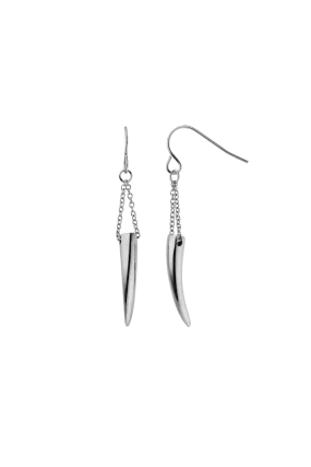 Horn Studs Silver
