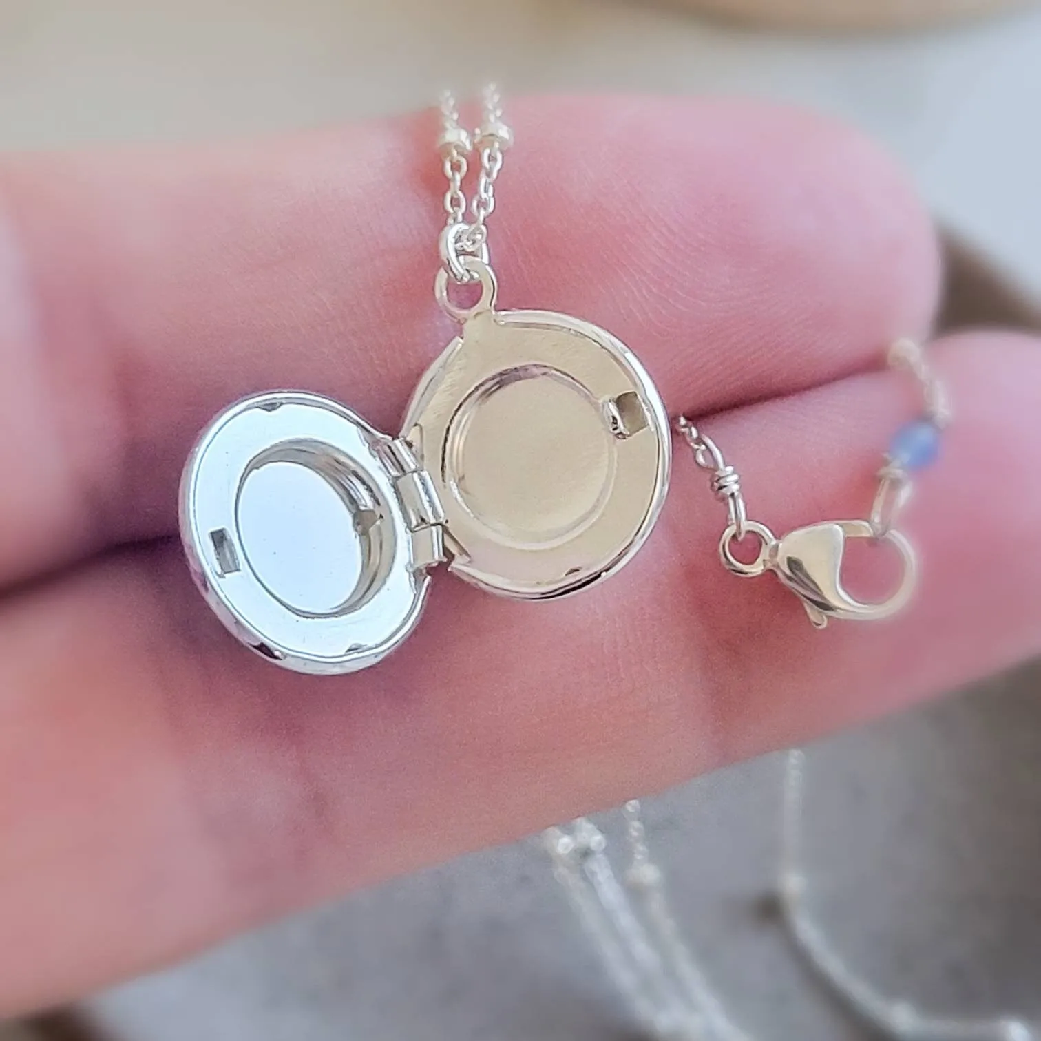 Little Gold Locket Necklace