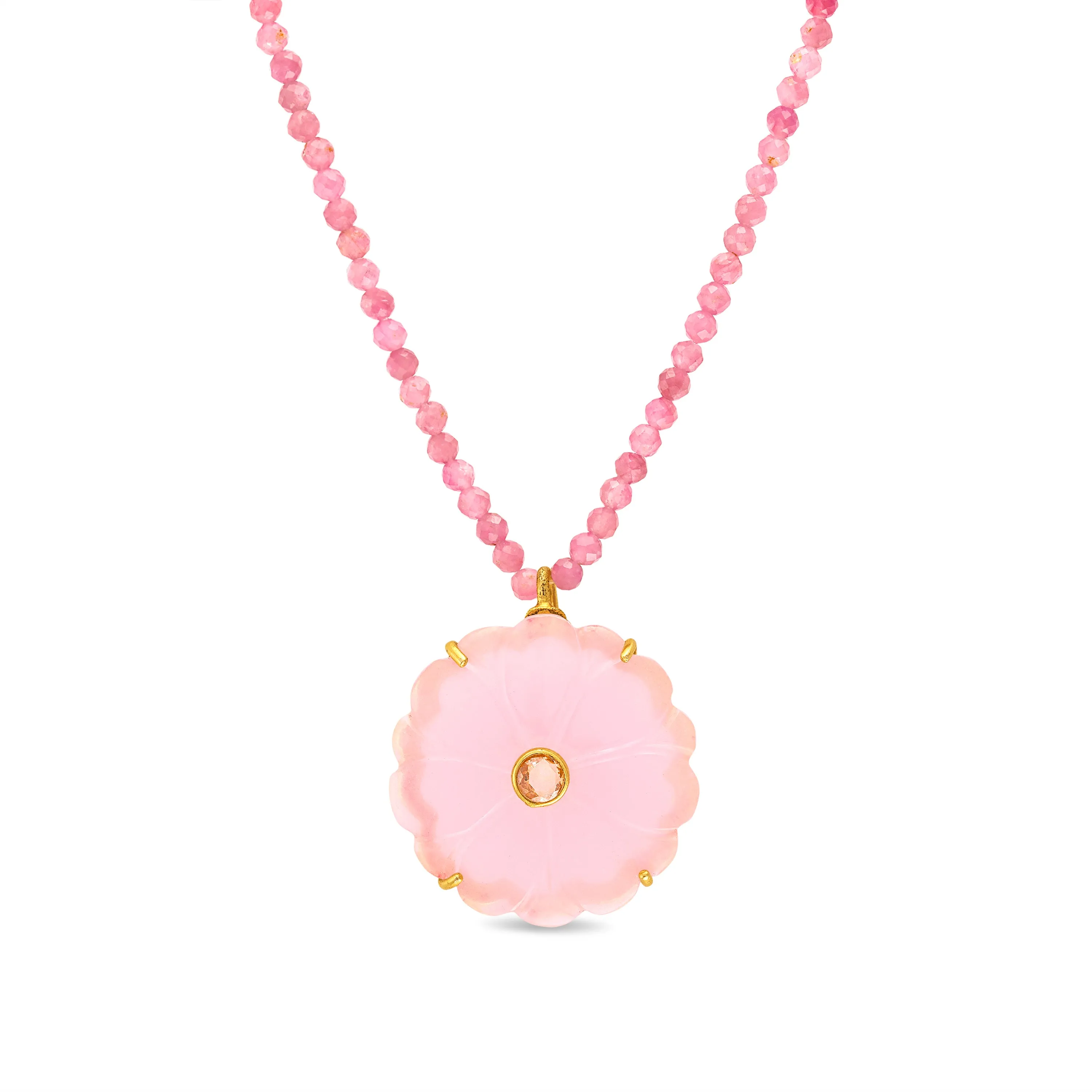 Magnolia Necklace - Blush Pink