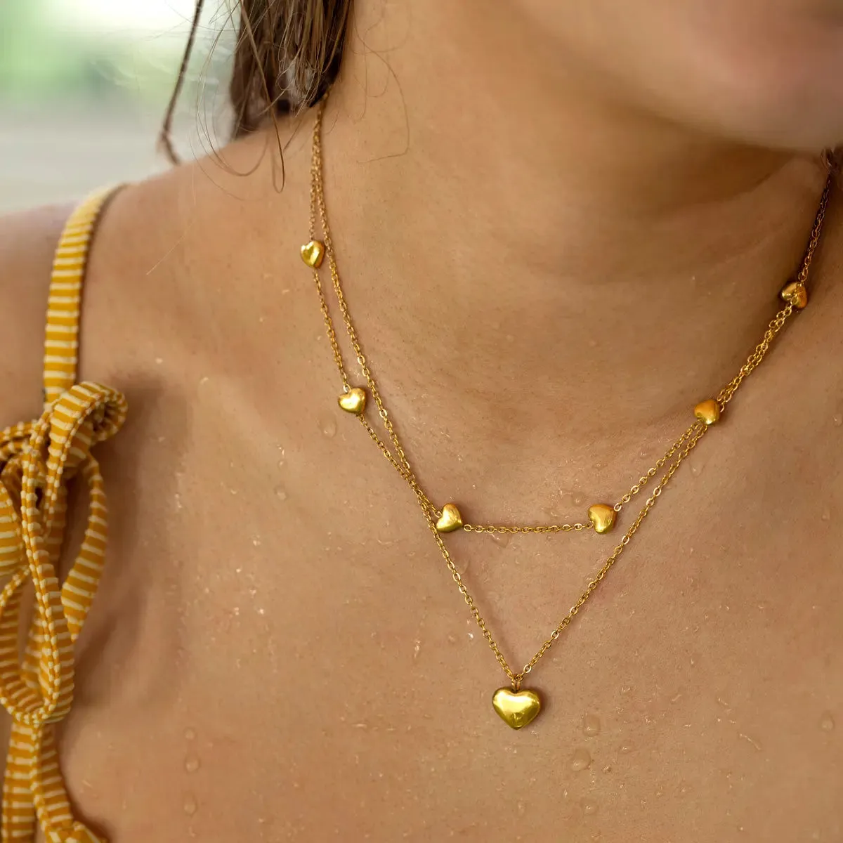 Multi Heart Necklace
