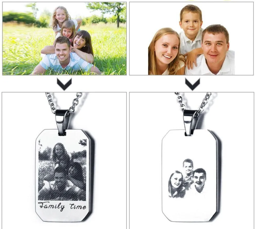 Personalized Dog Tag Necklace-Mothers Day Gift For Grandmom