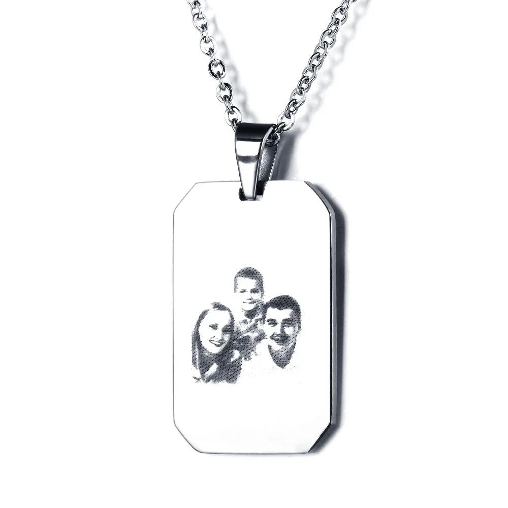 Personalized Dog Tag Necklace-Mothers Day Gift For Grandmom