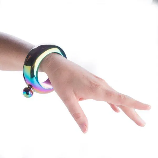 Rainbow Bangle Flask