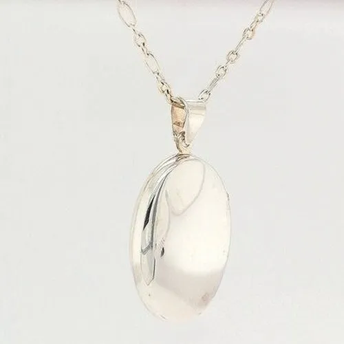 Silver Claddagh Locket (free engraving)