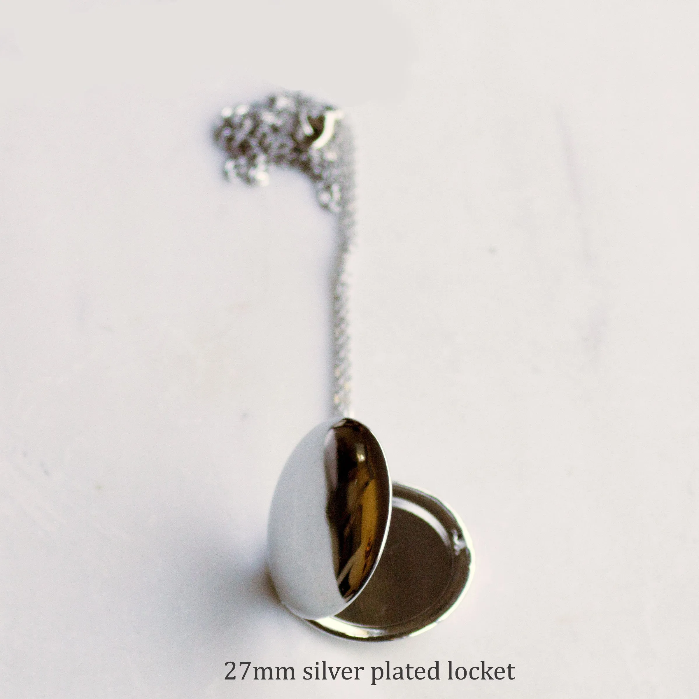 Simple Gold Photo Locket