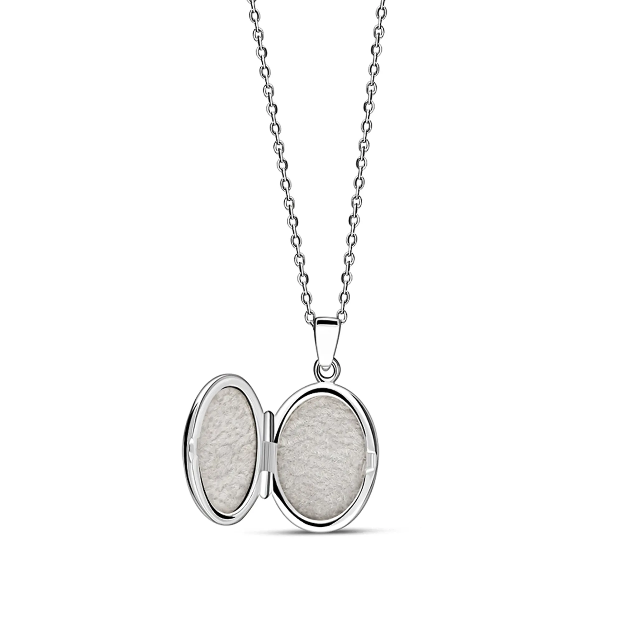 Sterling Silver Plain Oval Locket