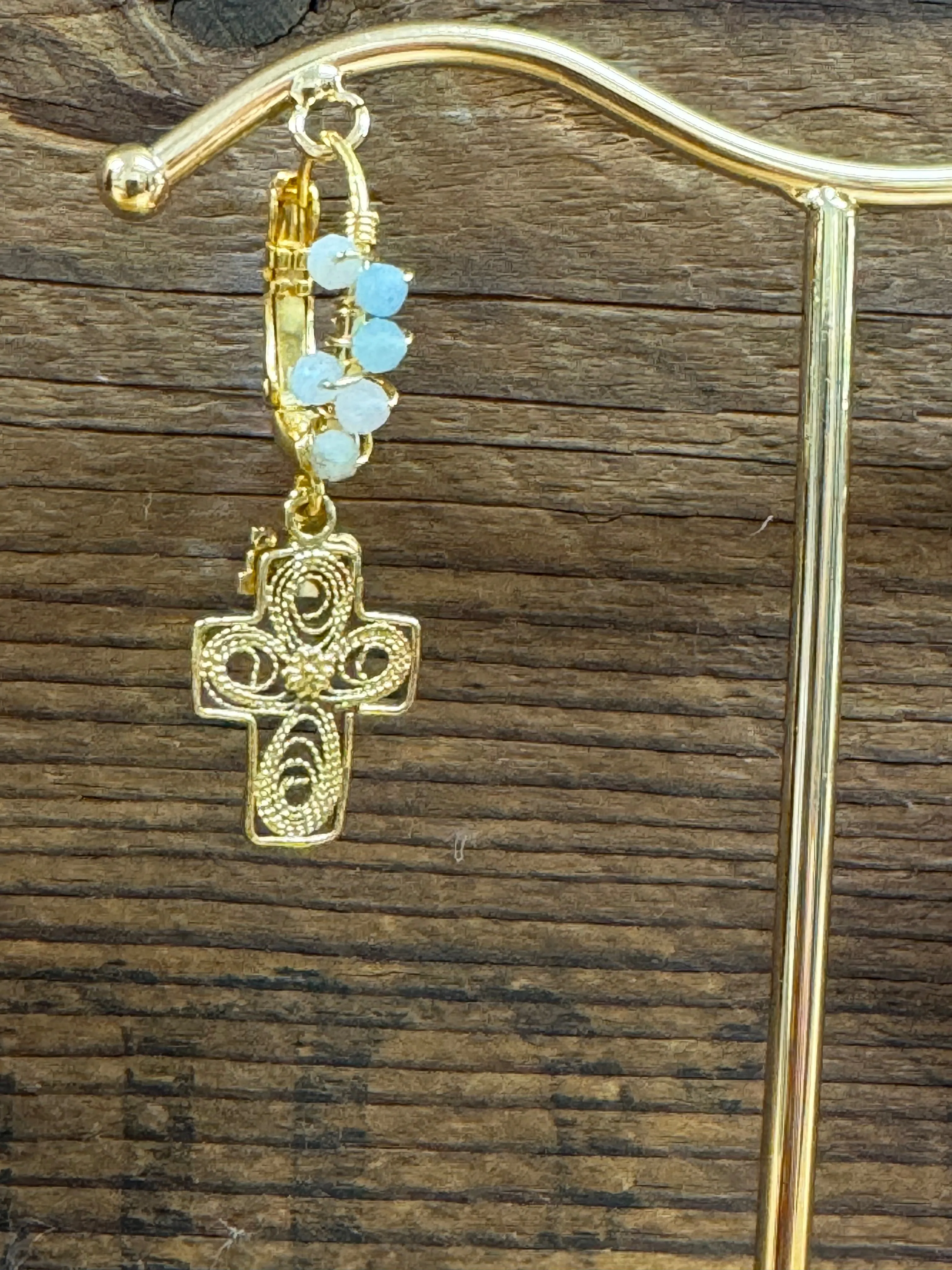 Tao Croix Yuca Bis Earrings in Clear/Green