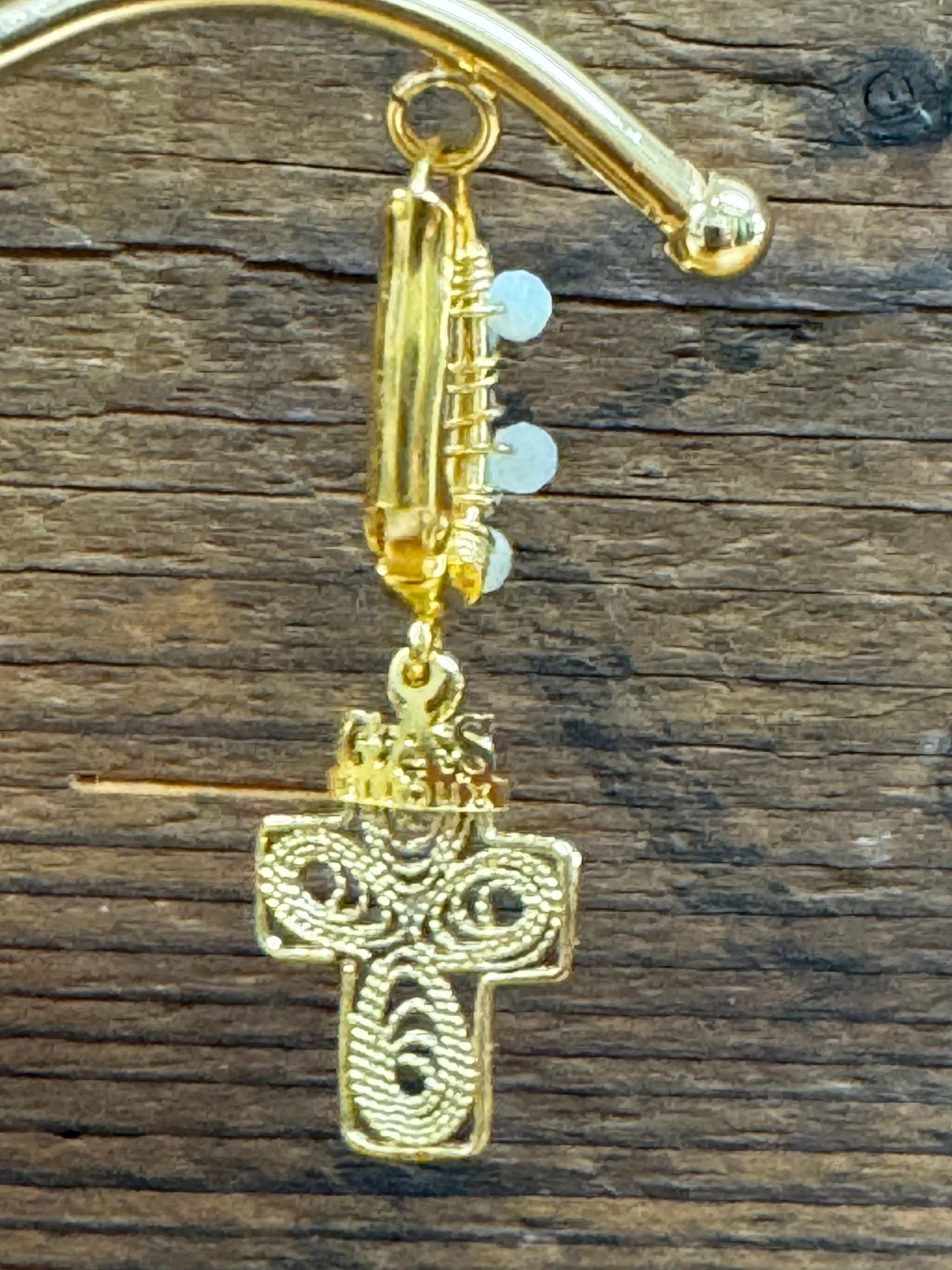 Tao Croix Yuca Bis Earrings in Clear/Green