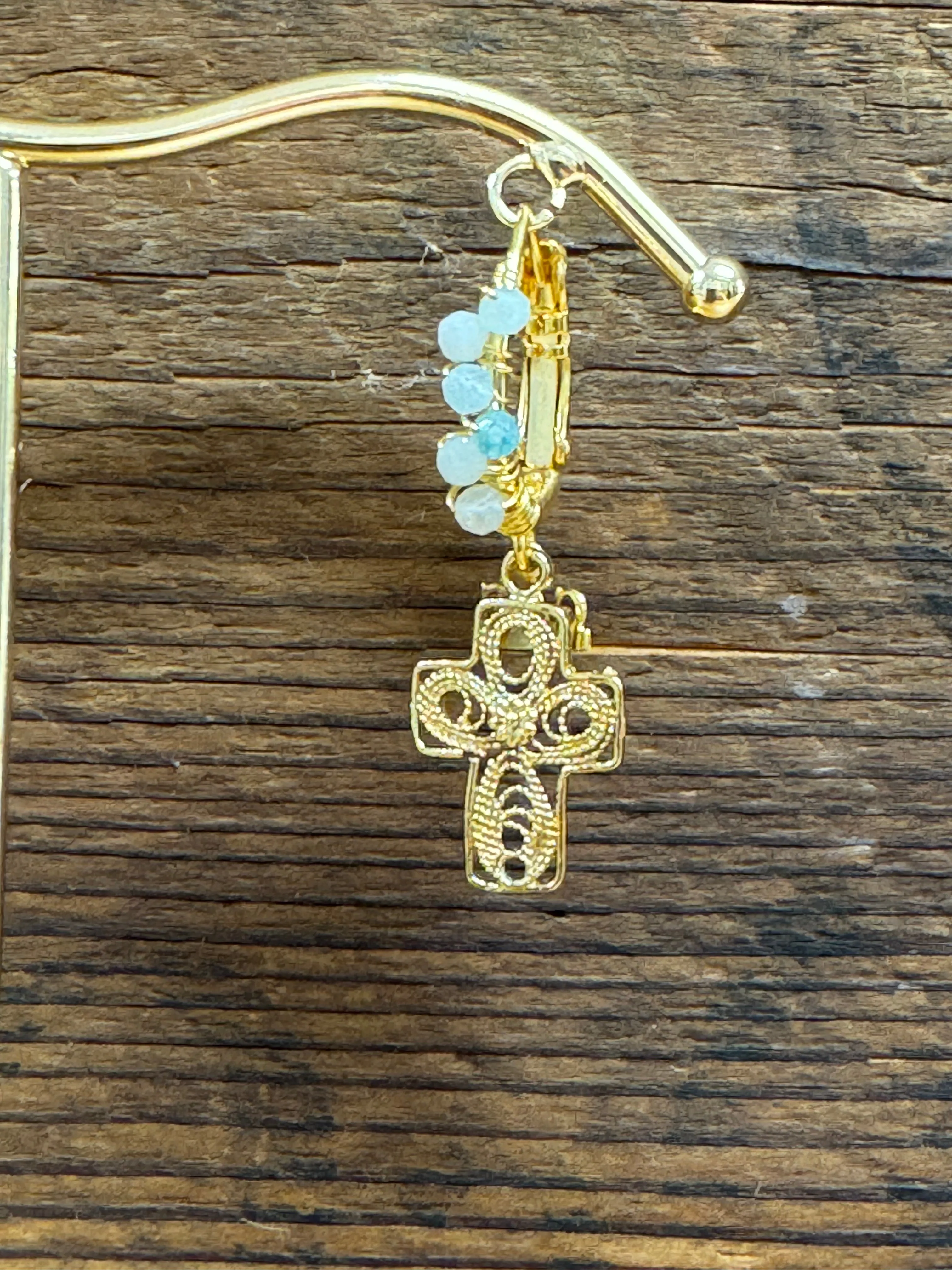 Tao Croix Yuca Bis Earrings in Clear/Green