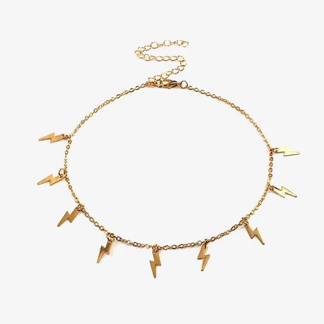 Tassel Pendant Necklace Creative Gold Silver