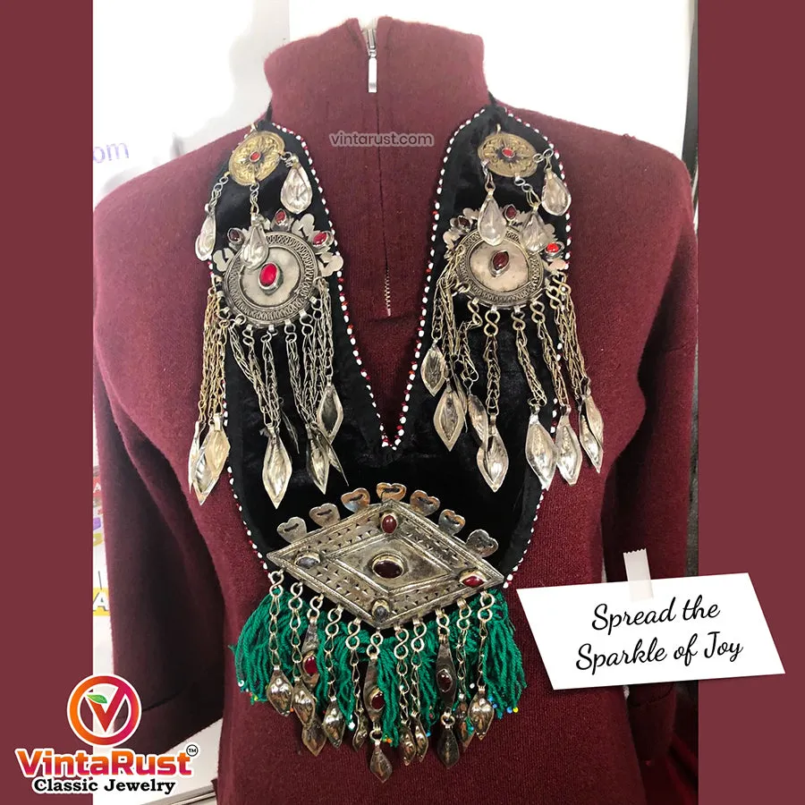Turkmen Big Pendant Style Necklace