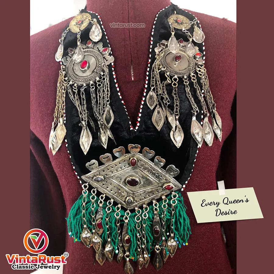 Turkmen Big Pendant Style Necklace