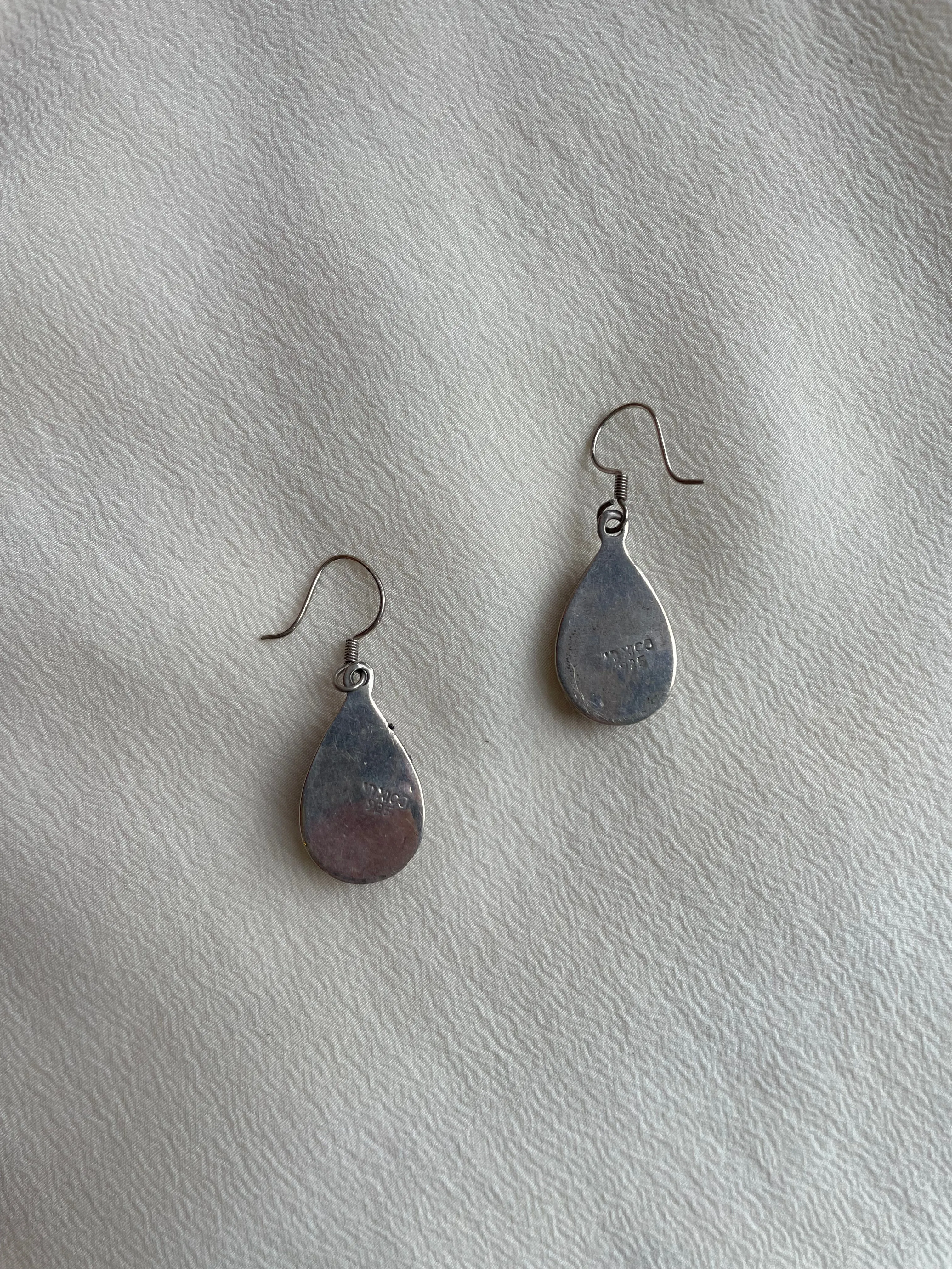 turquoise dangly earrings E151