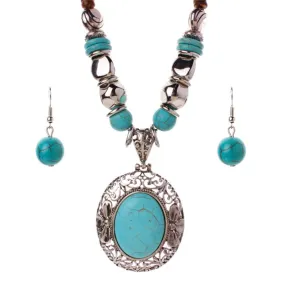 Turquoise Statement Choker