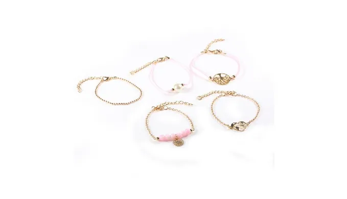 Women of The World Unite 5 Piece Bracelet Set