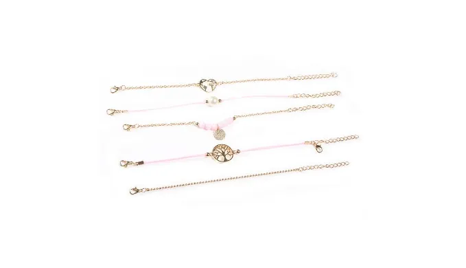 Women of The World Unite 5 Piece Bracelet Set